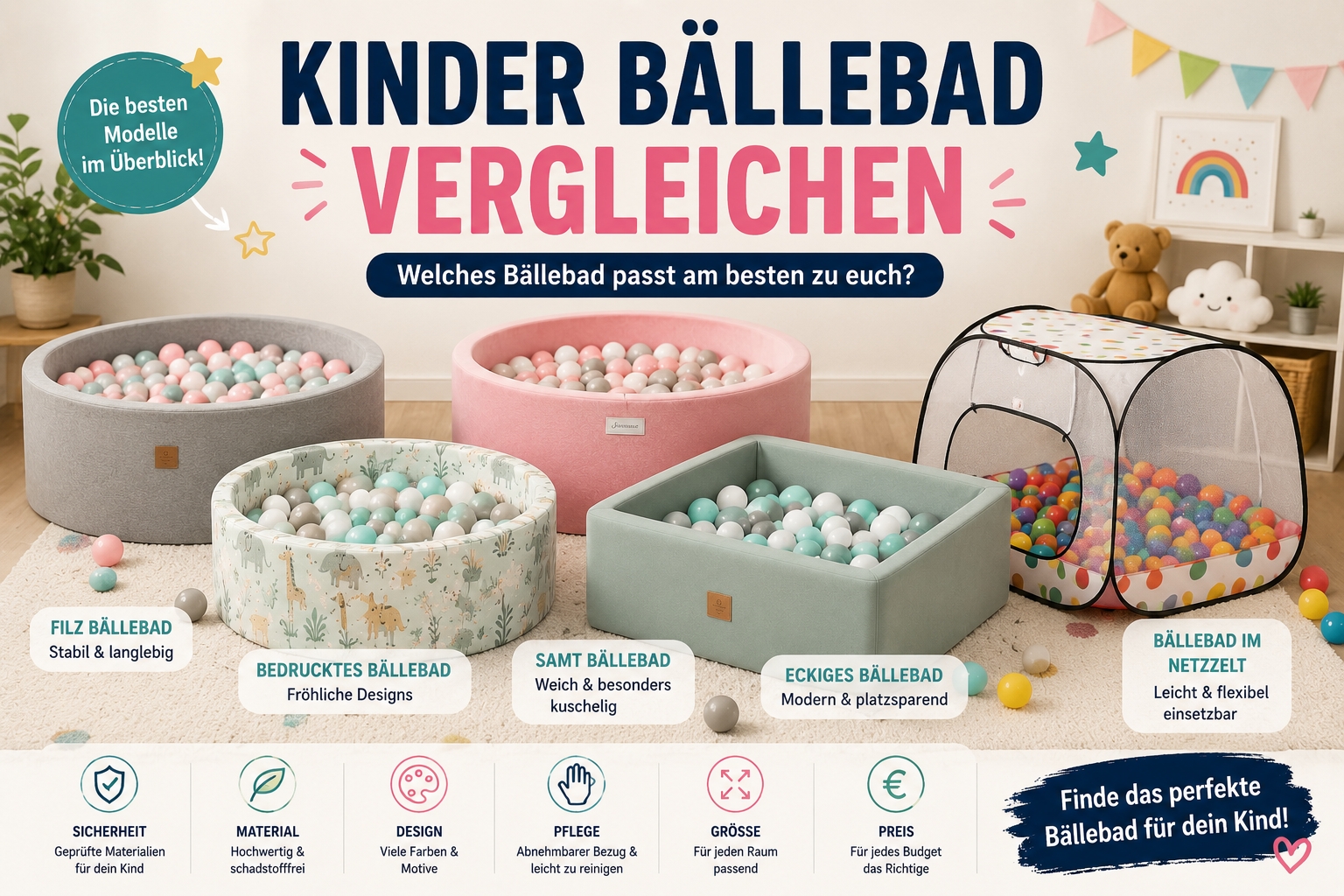 Böllebad für Kinder kaufen, der Ratgeber und Vergleich 2026