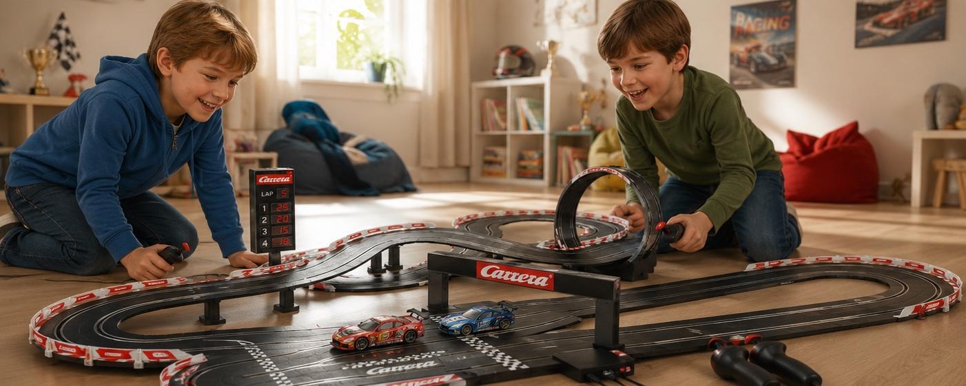 Carrera-Rennbahn für Kinder kaufen die Autorennbahn für Groß und Klein